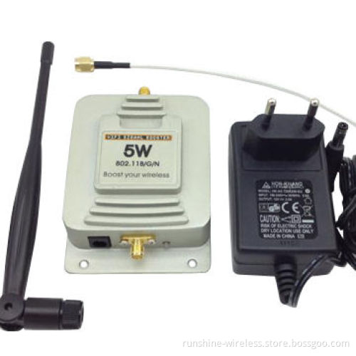 5W 2.4GHz WiFi 37DBm high power indoor wireless signal repeater for AP, wireless router use